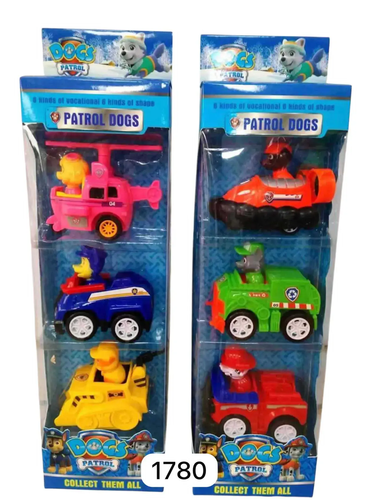 Zabawki Paw Patrol 8 szt. w zestawie Dog Patrol