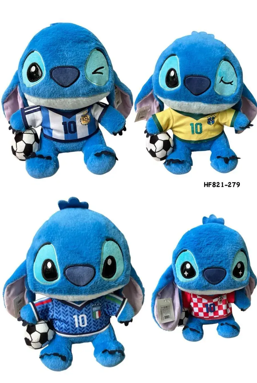 Maskotka Pluszowa Stitch 23cm z Piłką i Koszulkami