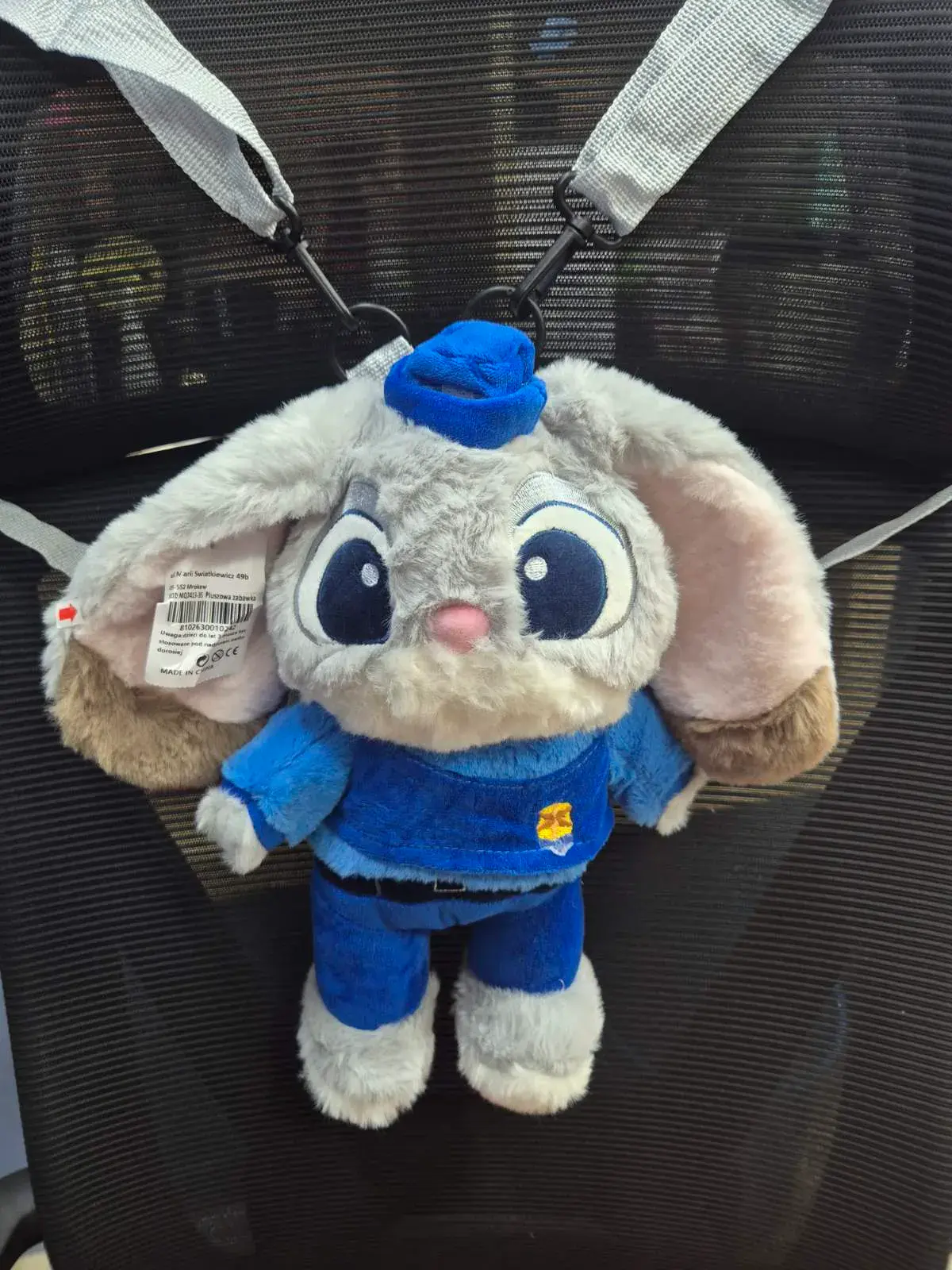 Plecak maskotka Judy Hopps Zootopia niebieski