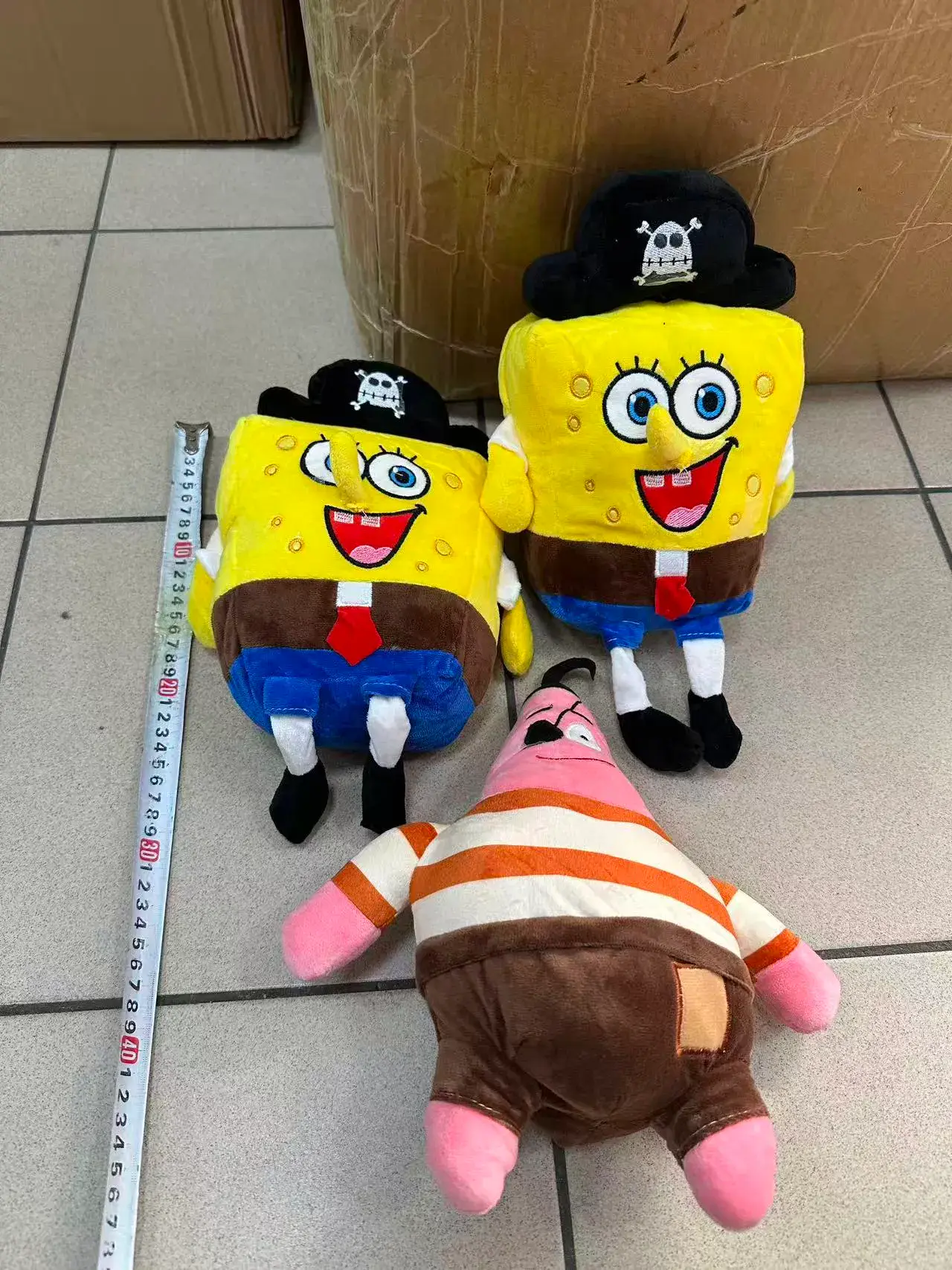 Maskotka Pluszowa SpongeBob Patrick Pirat 28-30cm