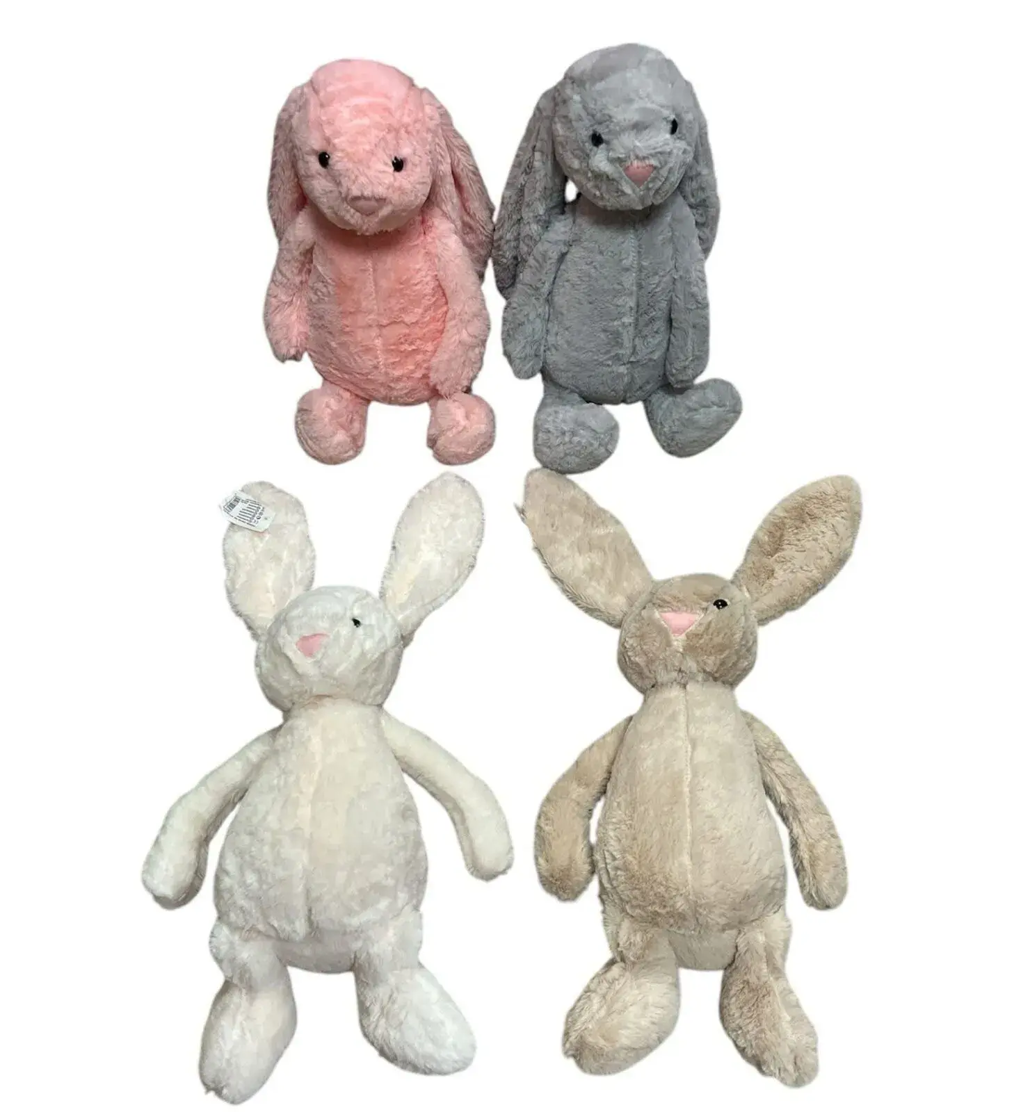 Maskotka Pluszowa Królik 30cm Różowa/Szara/Beżowa/Biała