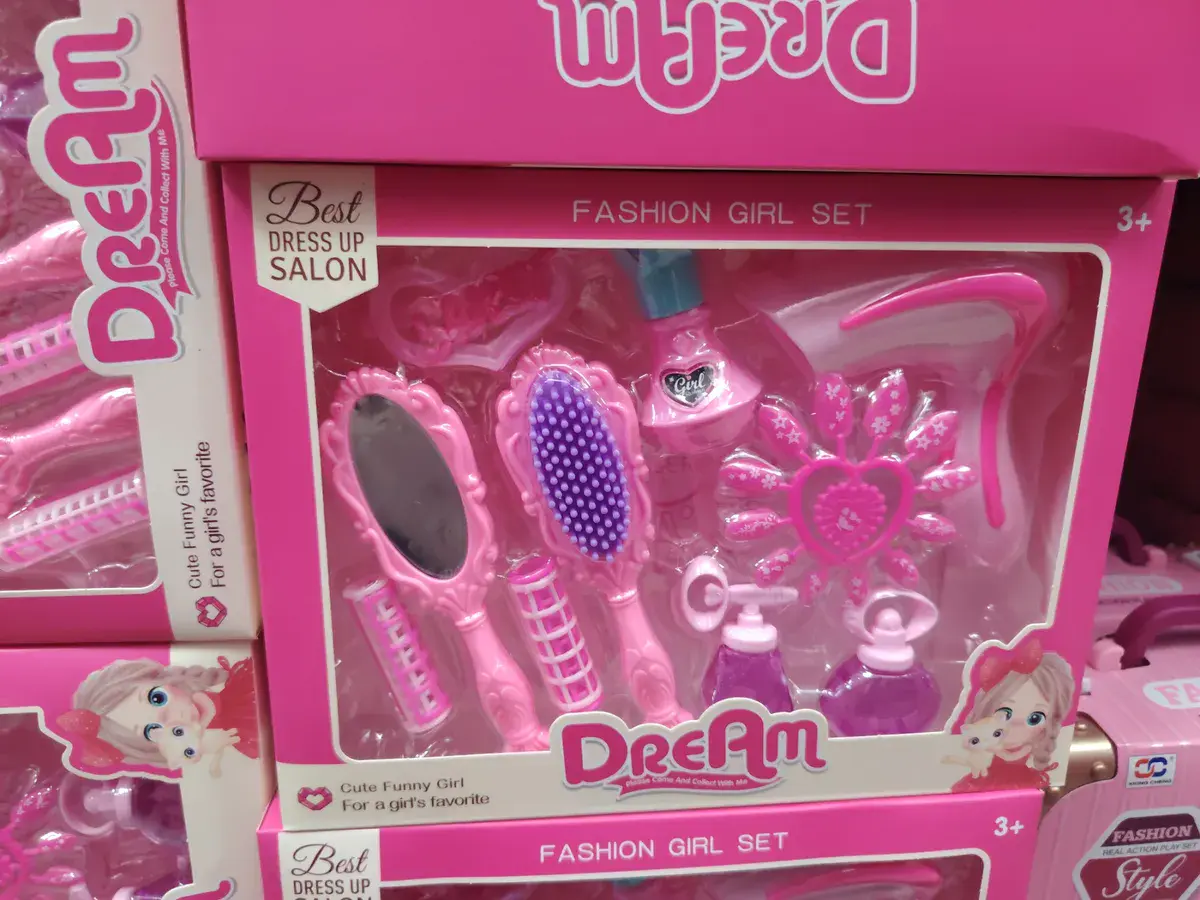 Zestaw Zabawkowy Dream Fashion Girl Set Różowy 3+ Akcesoria Fryzjerskie