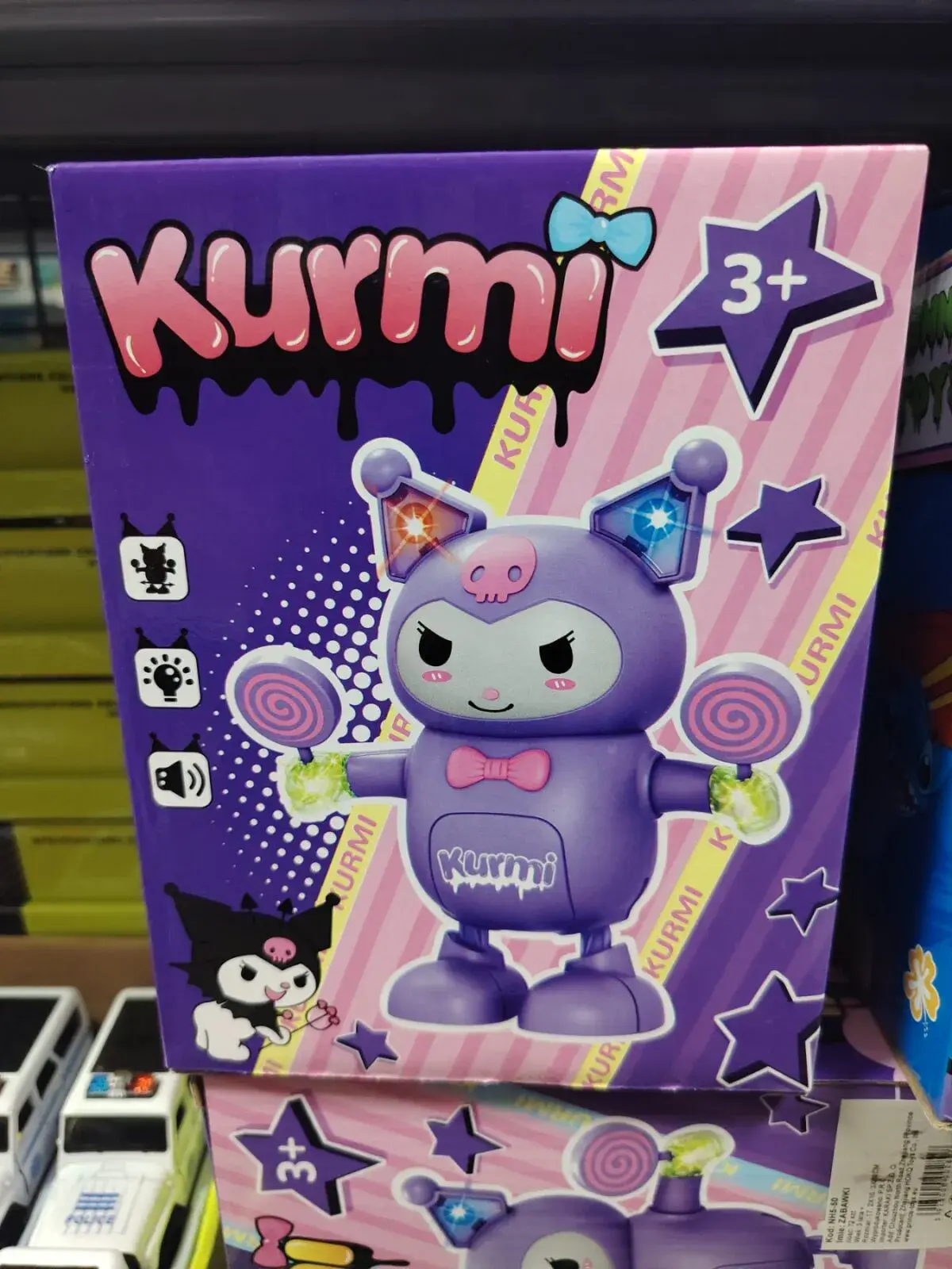 Zabawka interaktywna Kuromi z muzyką 3+