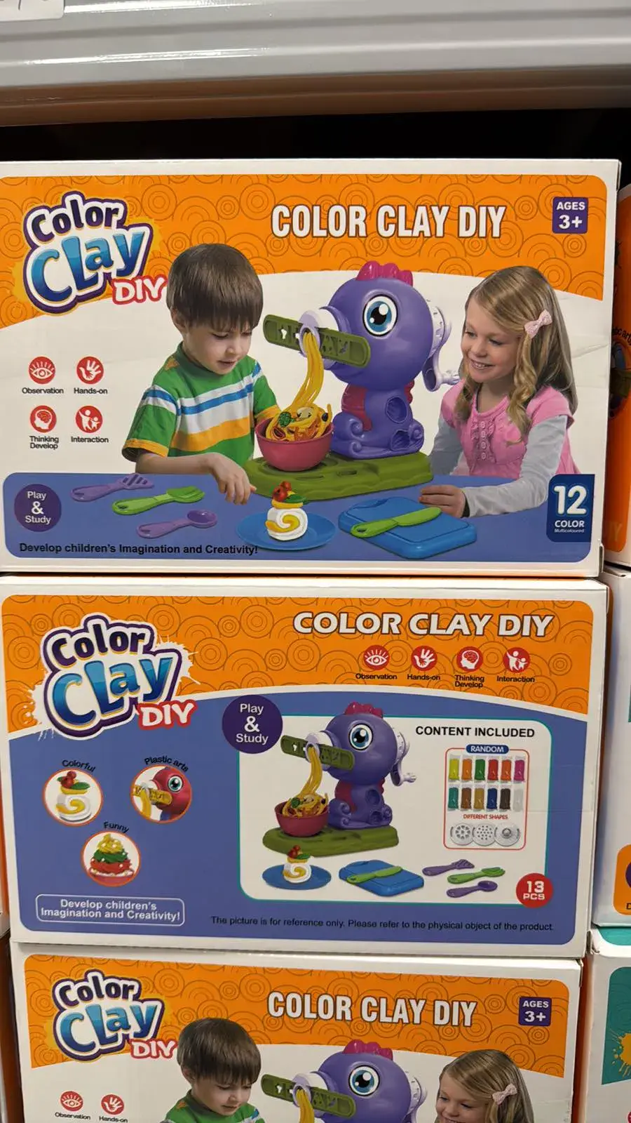 Zabawki Color Clay DIY 3+ z masą plastyczną