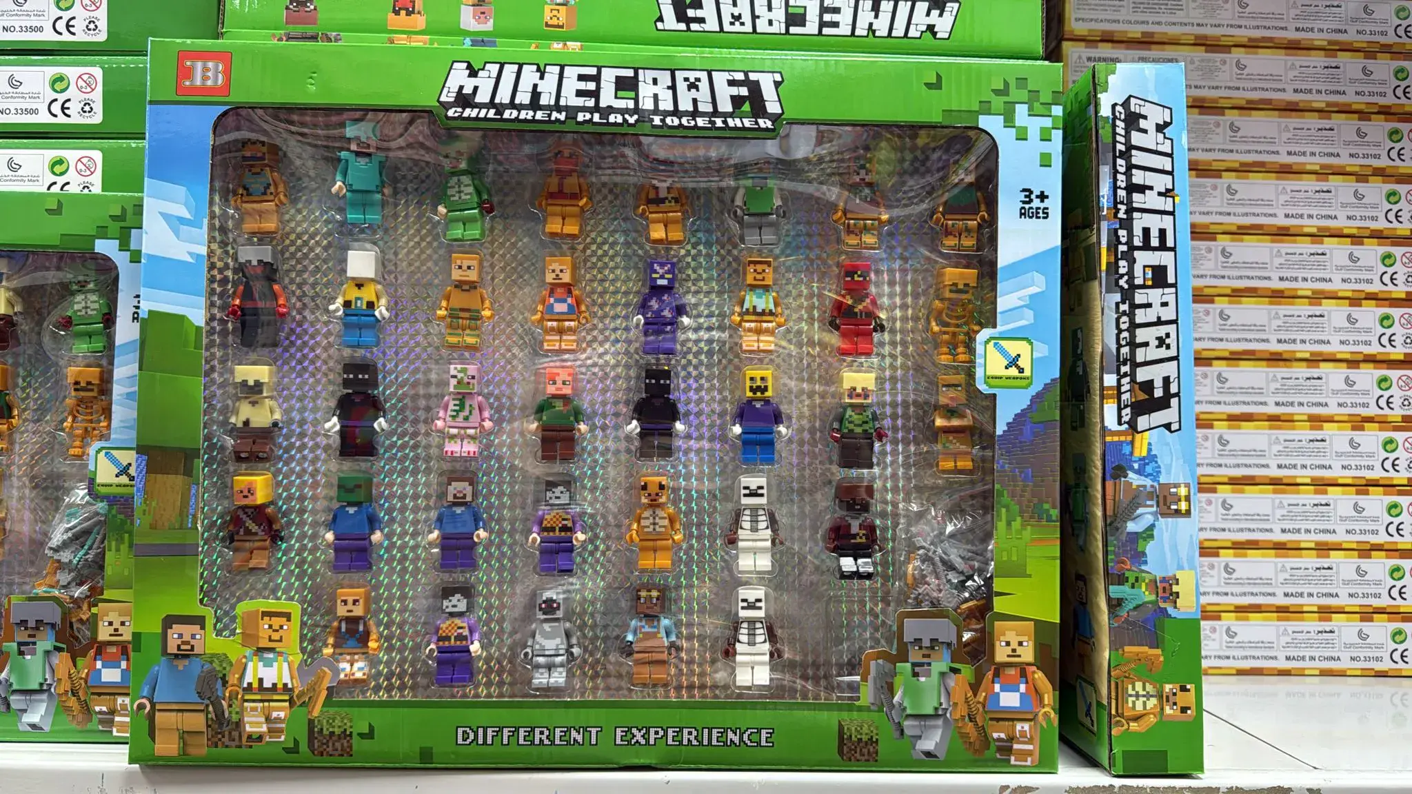 Zestaw figurek Minecraft 36PCS - mini figurki z akcesoriami