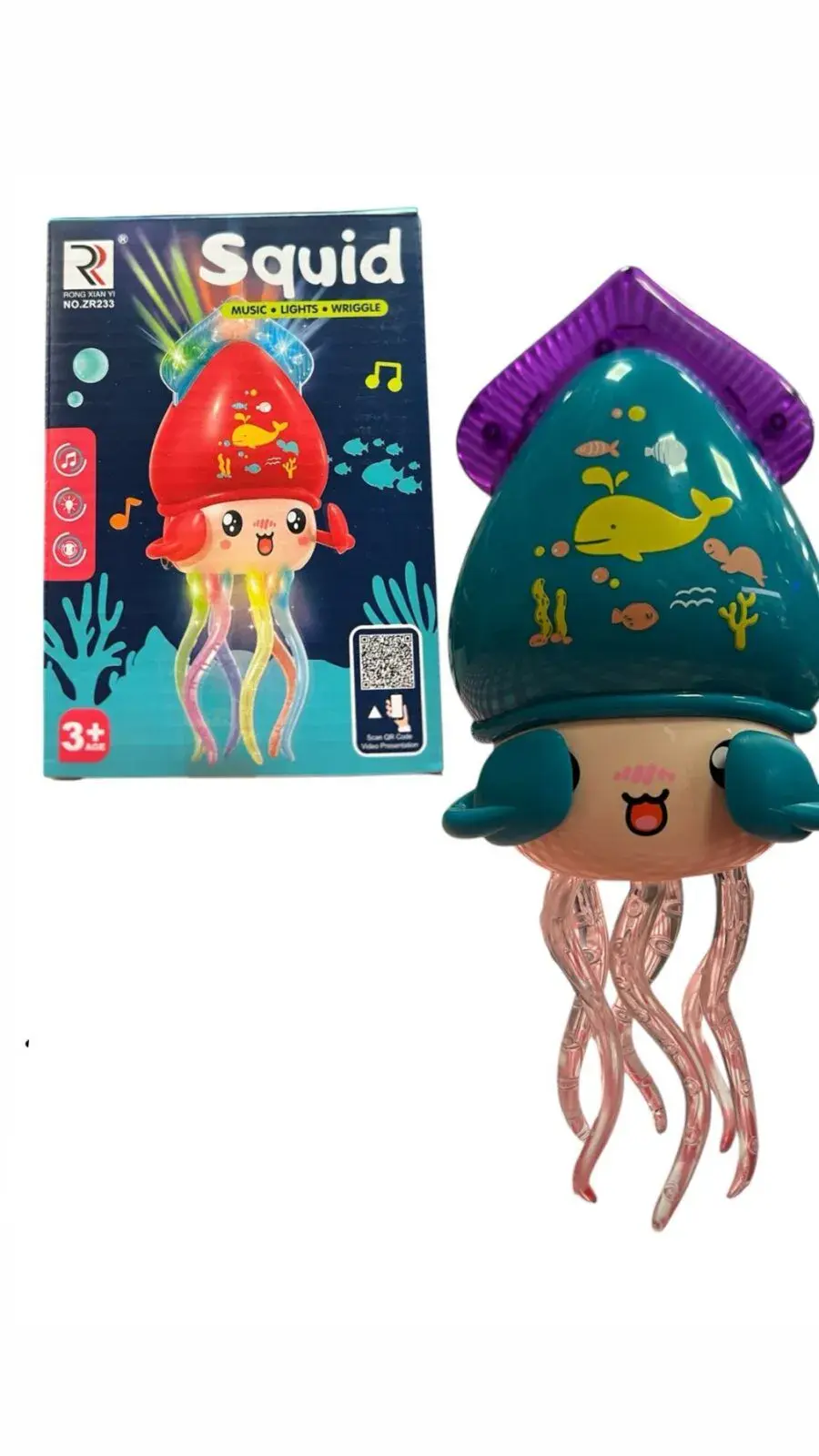 Zabawka Squid Muzyka z oświetleniem 3+