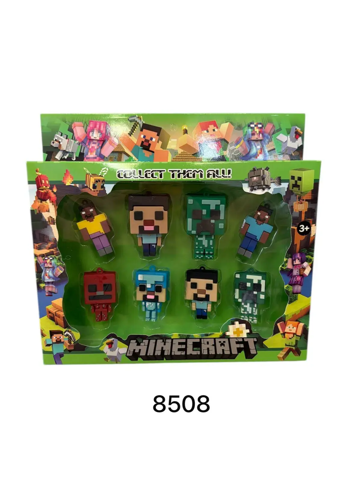 Figurki Minecraft Collect Them All 8PCS 8508