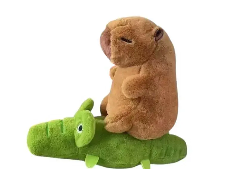 Zabawka pluszowa wombat na krokodylu 25cm