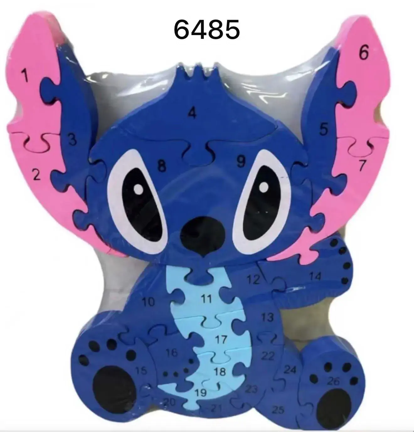 Puzzle Drewniane Stitch Lilo & Stitch 25 elementów