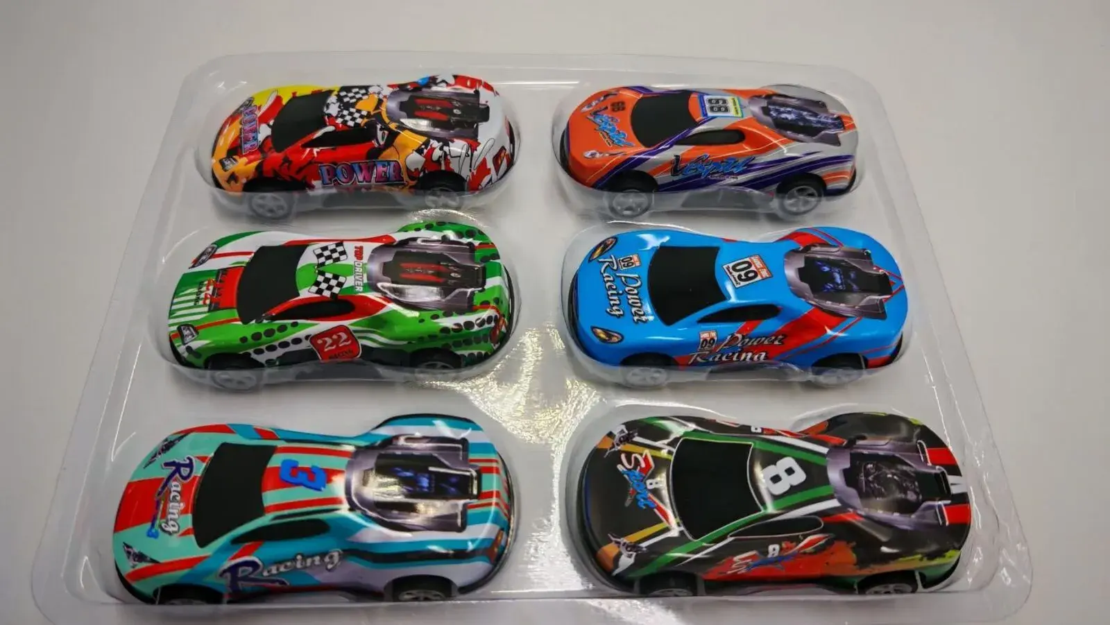 Zabawki Samochody Racing 6 szt w blistrze