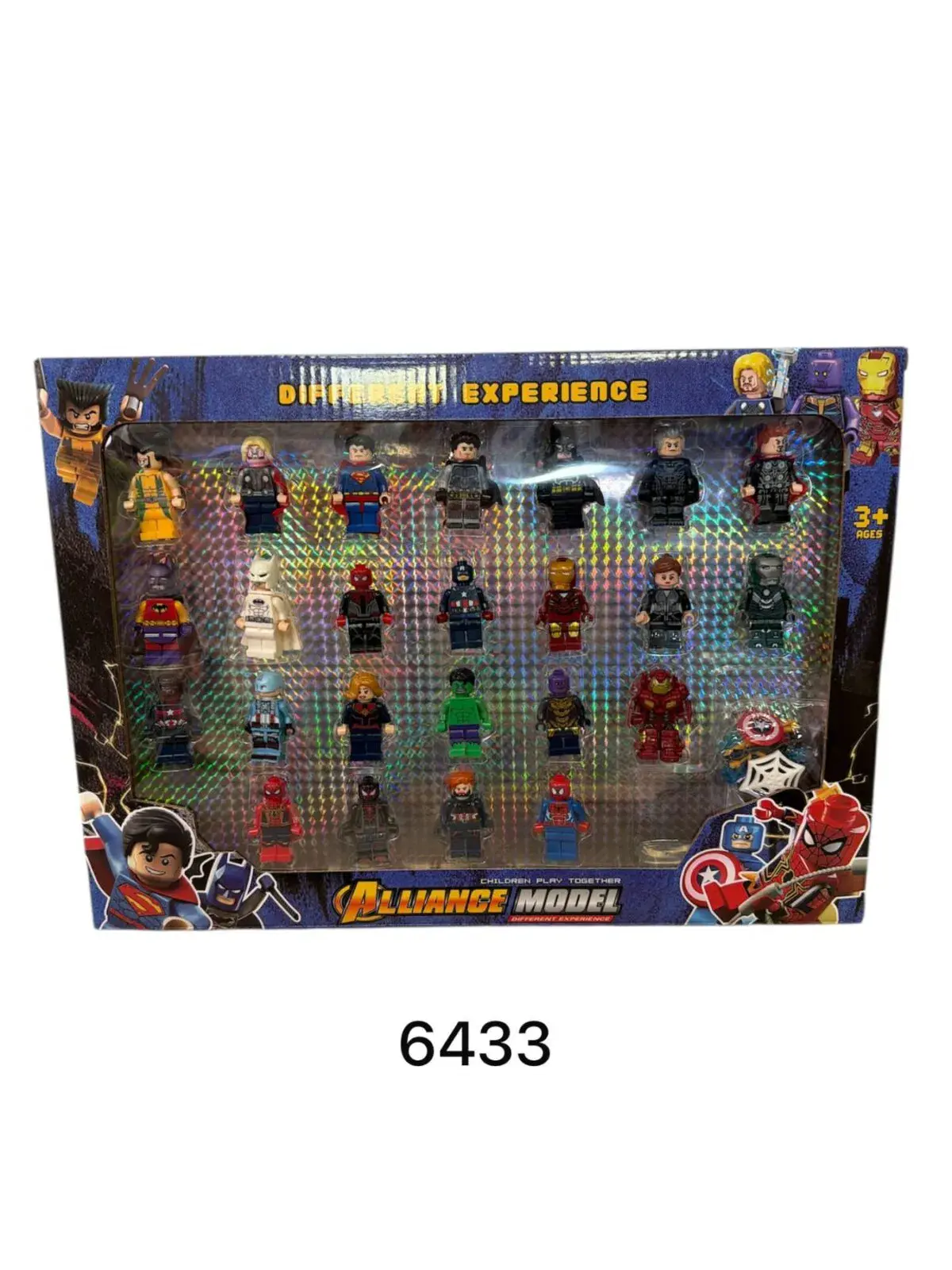 Zestaw figurek Avengers 24 szt. Building Blocks 6433