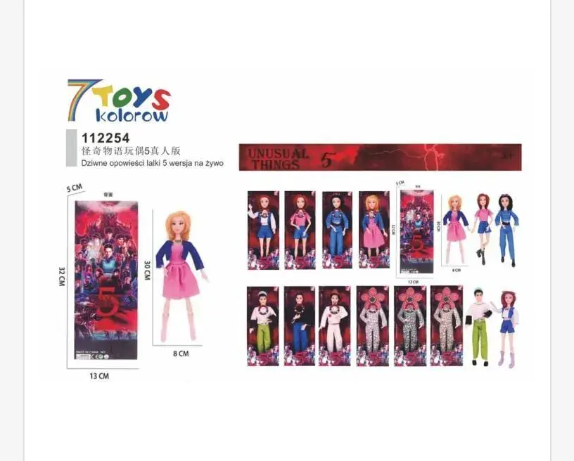 Lalka Stranger Things 8 cm 5 wersji Unusual 7 Toys
