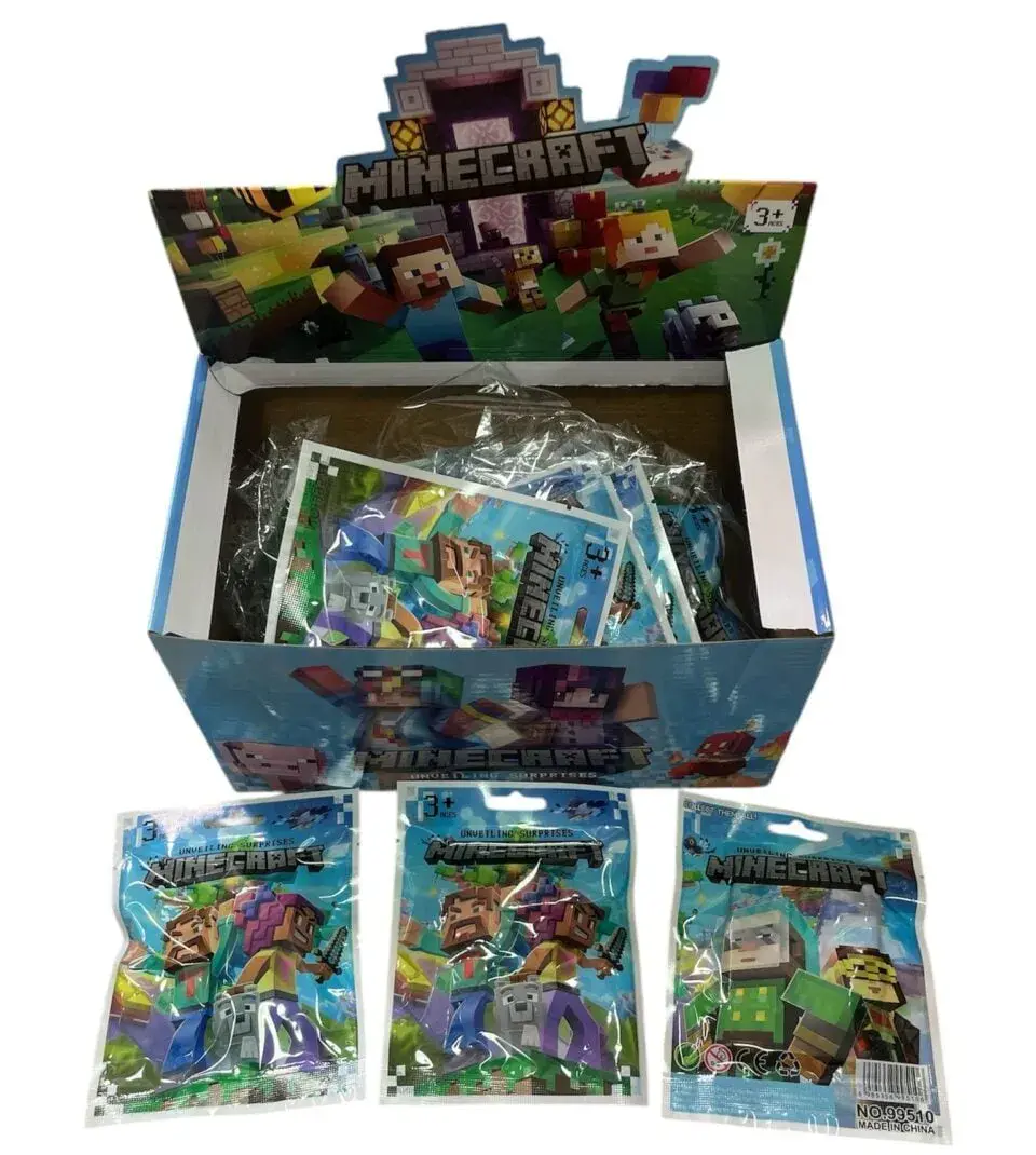 Saszetki Minecraft Figurki Niespodzianki Display 24 szt.
