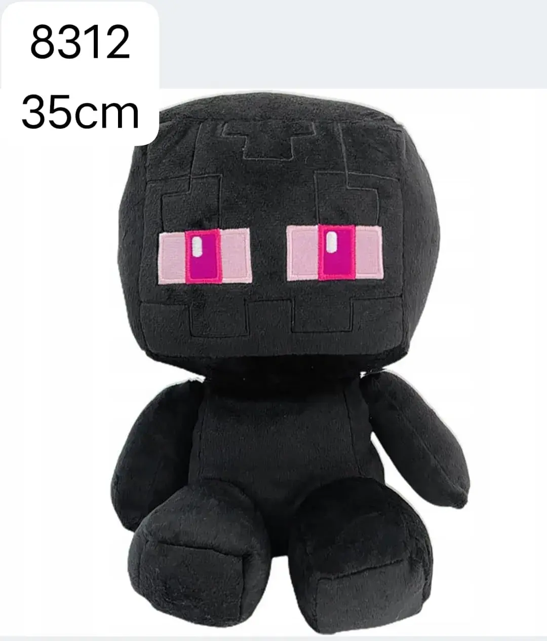 Maskotka Minecraft Enderman 35cm - Miękki Pluszak Czarny