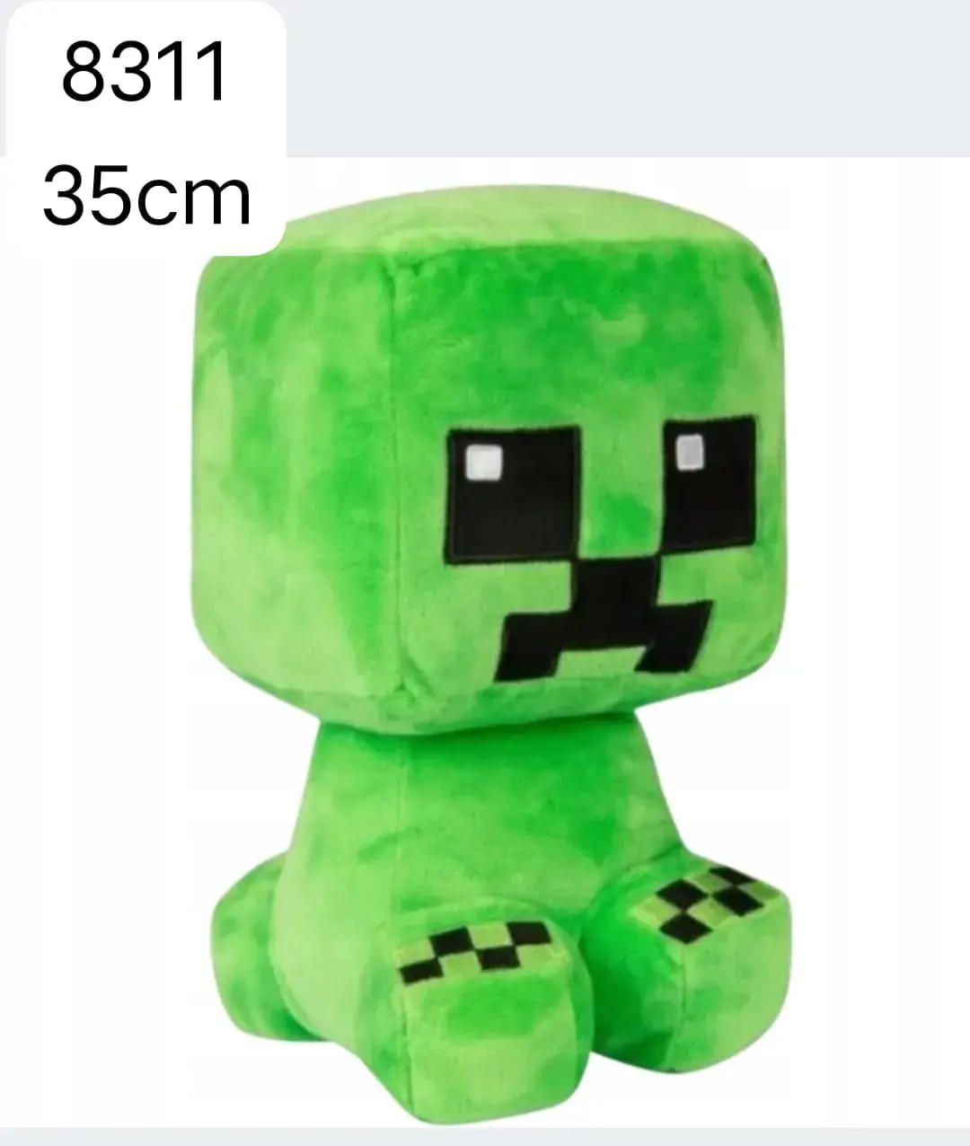Maskotka Minecraft Creeper 35cm - Pluszowa Zielona