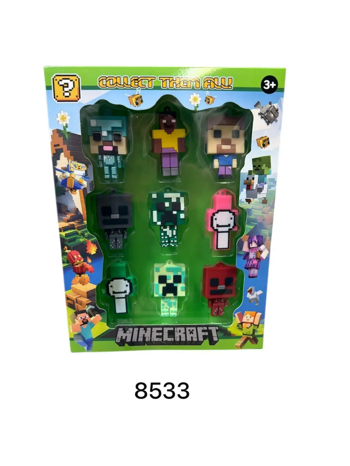 Zestaw 10 figurek Minecraft do kolekcjonowania