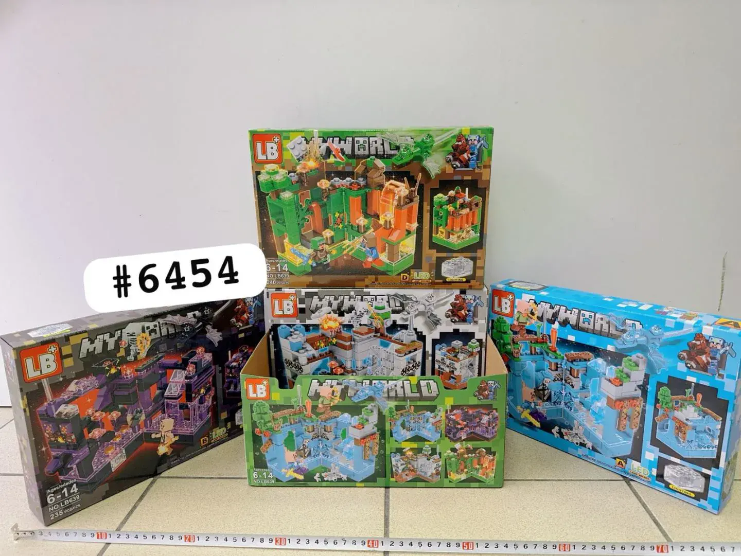 Zestaw klocków LEGO My World Minecraft LED #6454