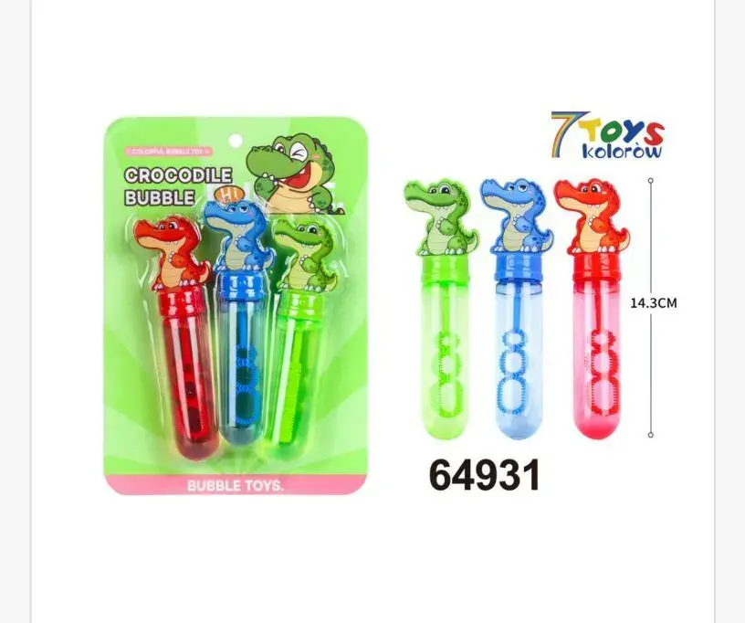 Różdżka do Baniek Mydlanych Krokodyl 3PCS 14cm
