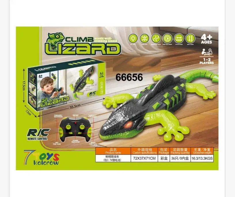 Zdalnie sterowana wspinaczkowa jaszczurka Climb Lizard 32 cm