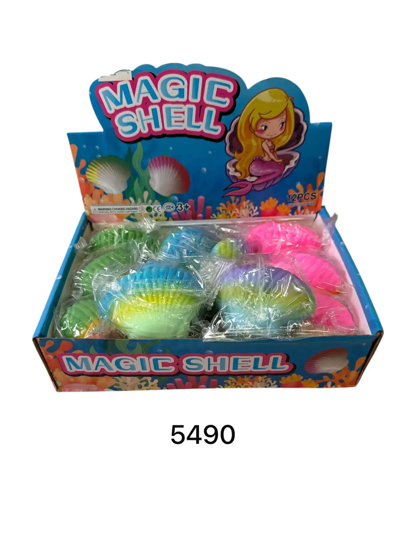 Zabawka Squeeze Magic Shell Muszla Antystresowa