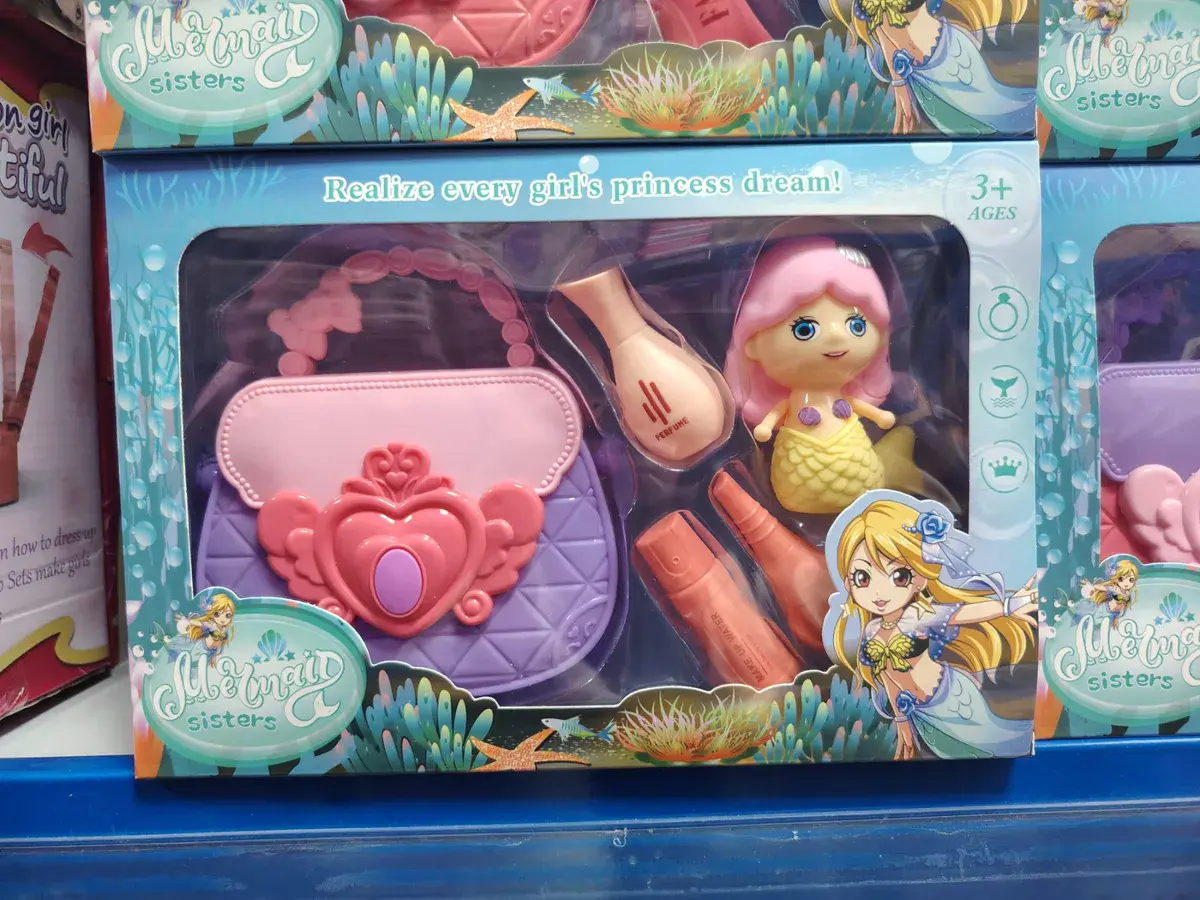 Zestaw Zabawkowy Mermaid Sisters Kosmetyczka Syrenka 3+