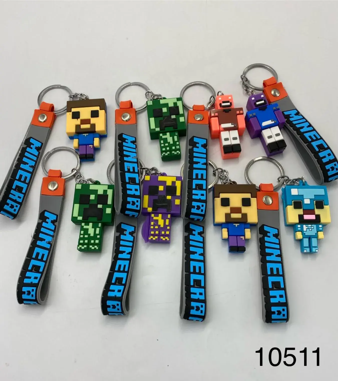 Breloki do kluczy Minecraft figurki różne postacie