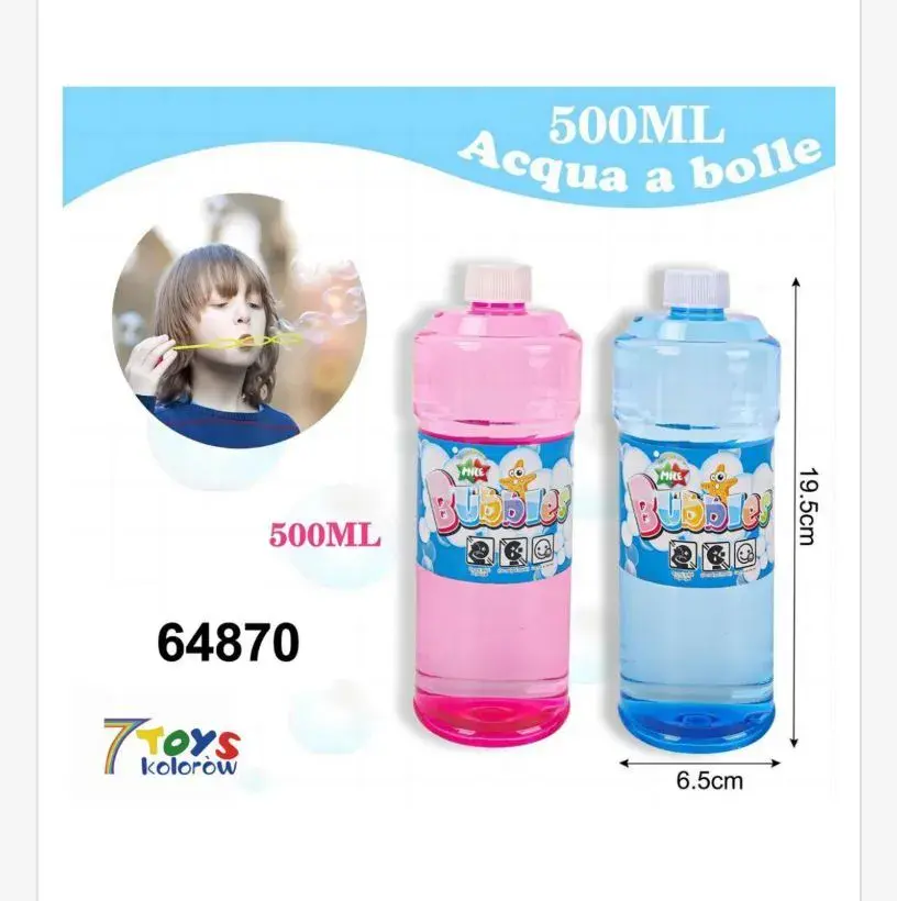 Płyn do baniek mydlanych 500ml 3 kolory
