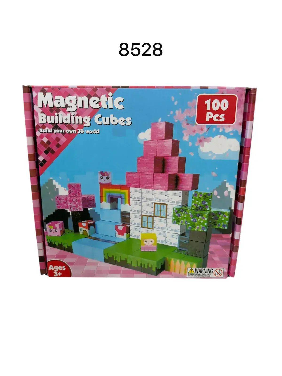 Zestaw klocków magnetycznych Magnetic Building Cubes 100 pcs