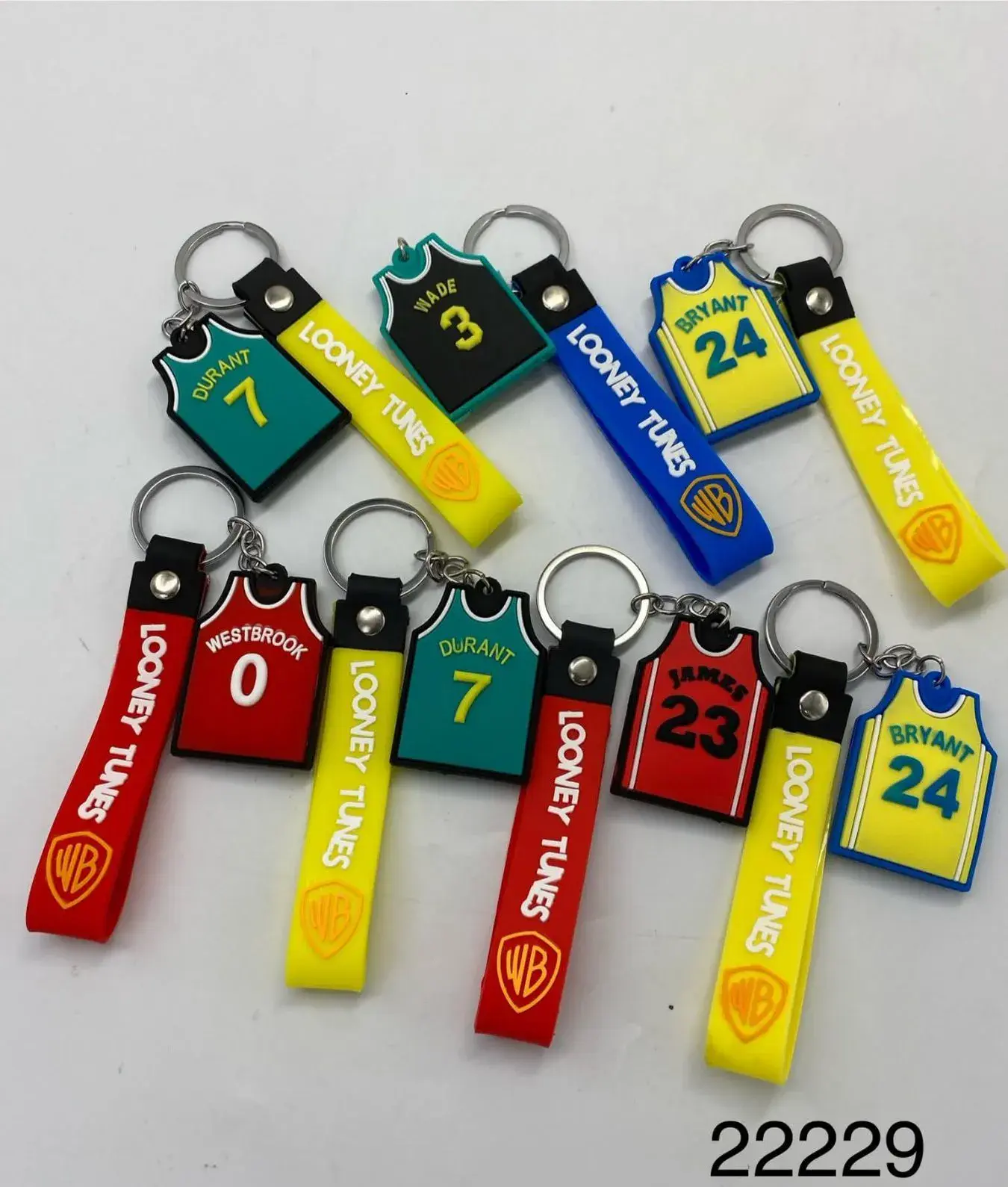 Breloki Looney Tunes NBA Koszykarze z Numerami