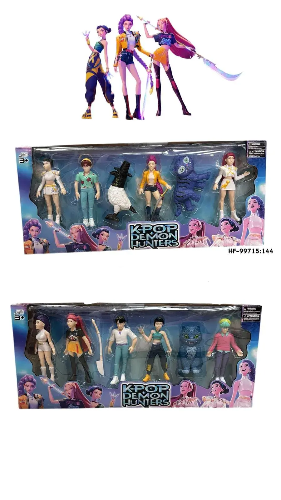 Zestaw figurek Kpop Idols 6 szt HP-915144