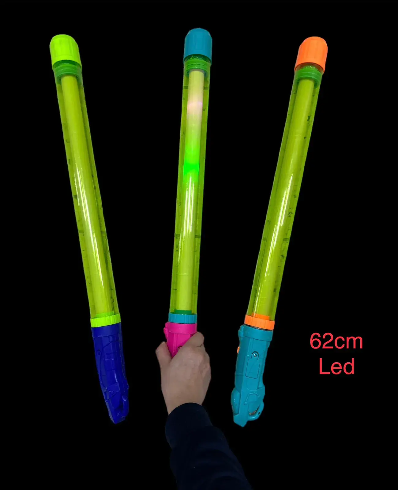 Pistolet na wodę LED 62cm