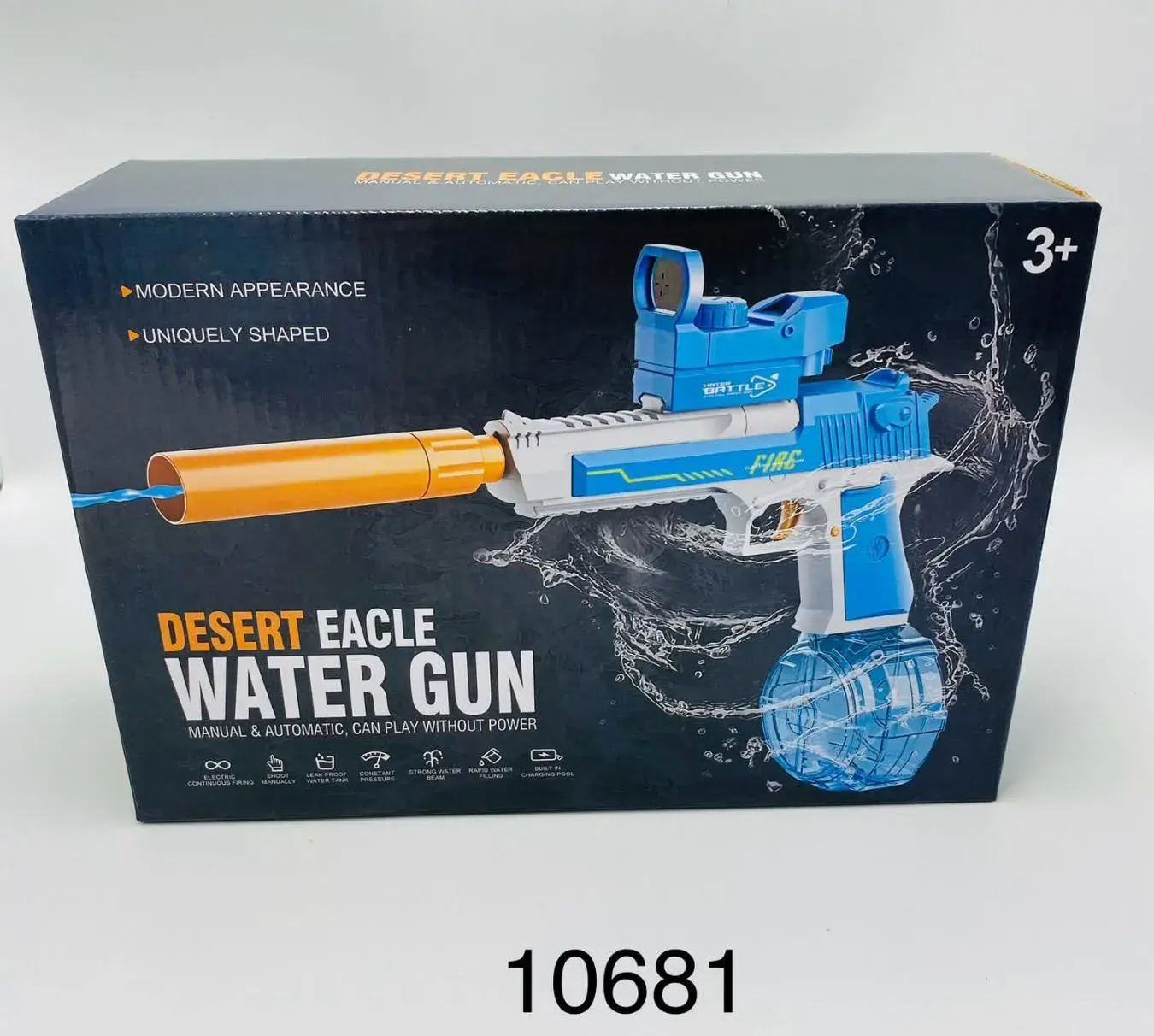 Pistolet na wodę Desert Eagle Water Gun niebieski