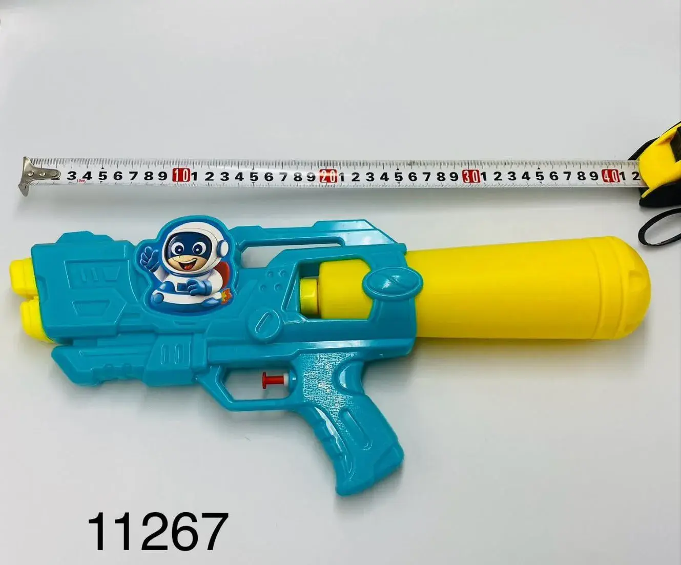 Pistolet na wodę niebiesko-żółty z motywem astronauty