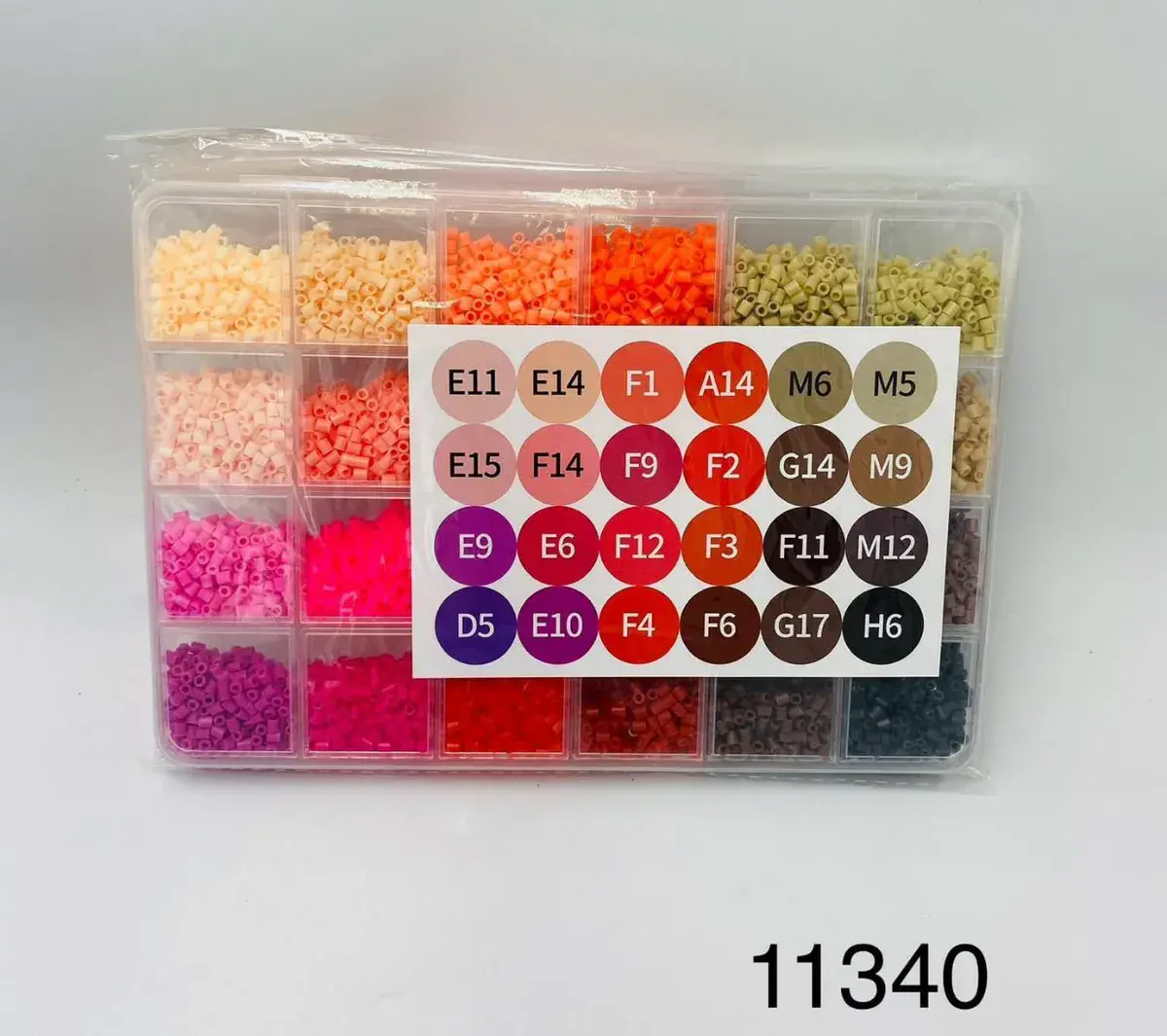 Zestaw koralików HamaBeads 25 kolorów 11340