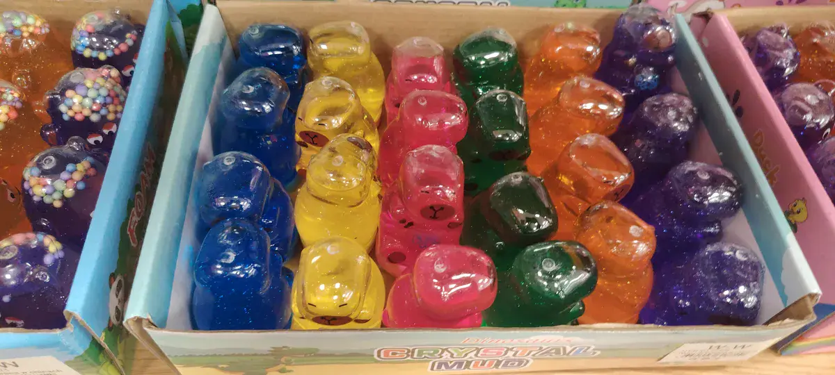 Kolorowe Zabawki Slime Crystal Mud w Kształcie Zwierząt