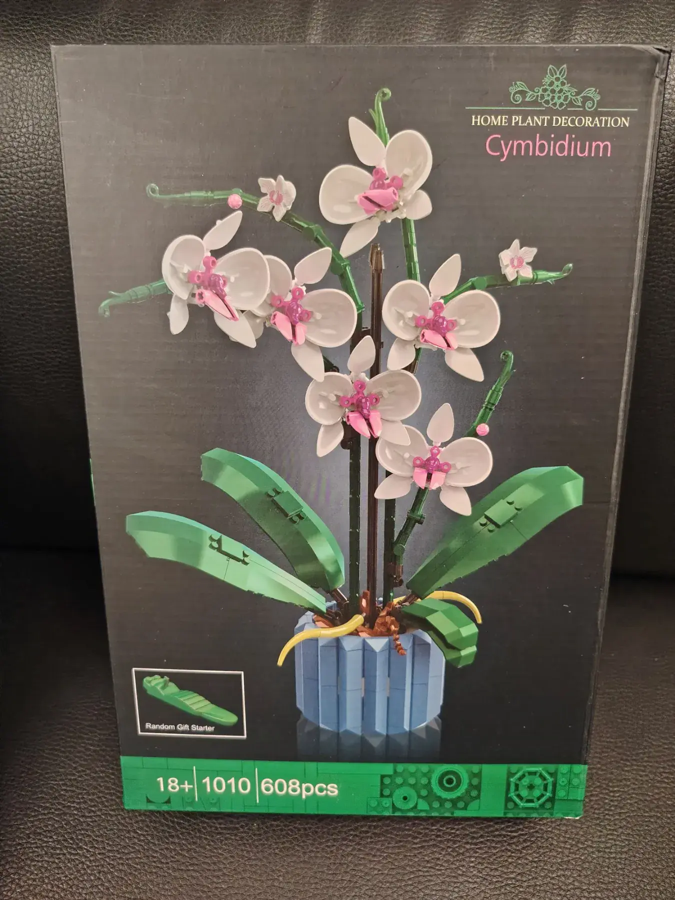 Zestaw klocków kwiat orchidea Cymbidium 608PCS