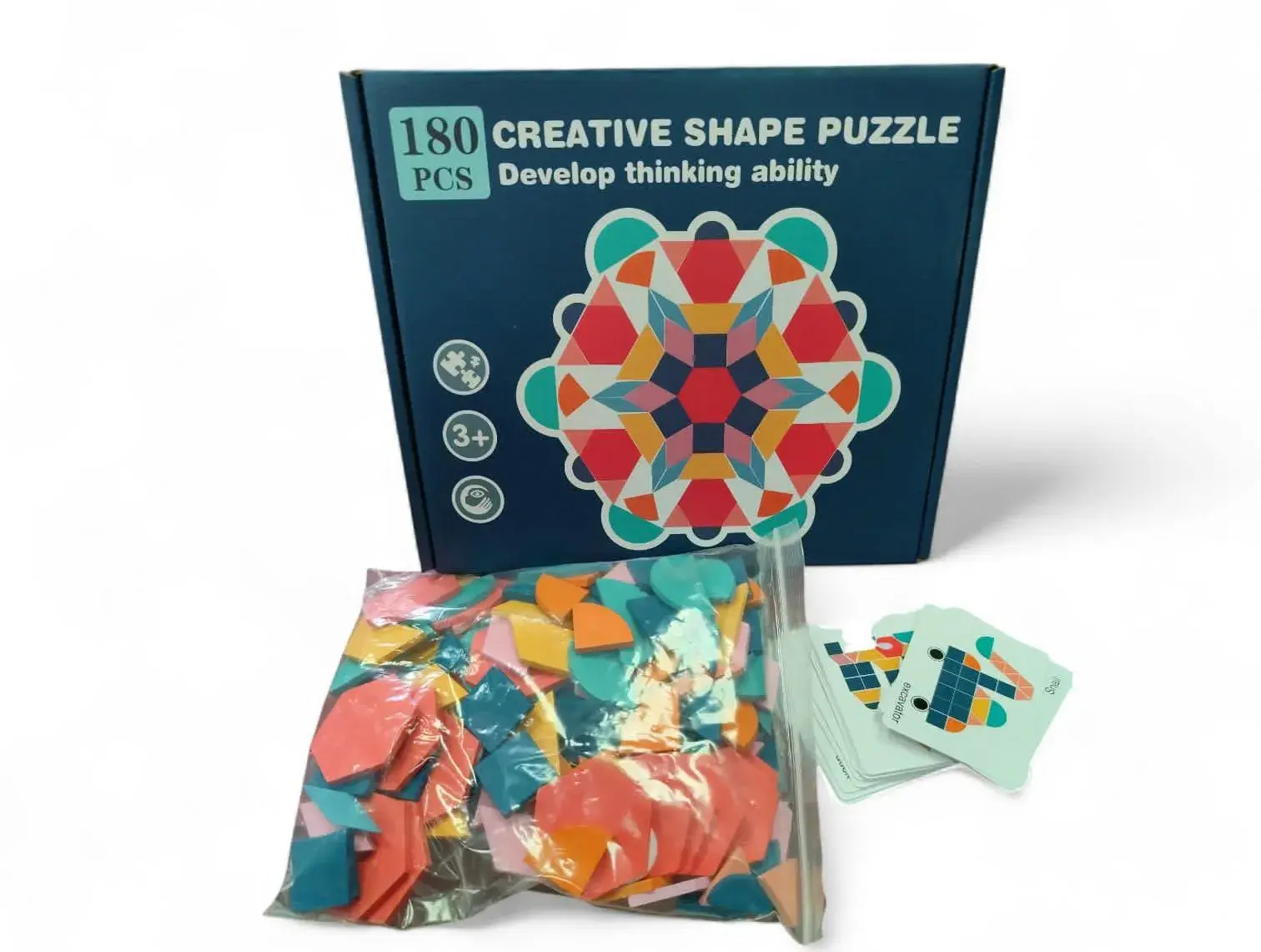 Zabawka logiczna Creative Shape Puzzle 180 elementów