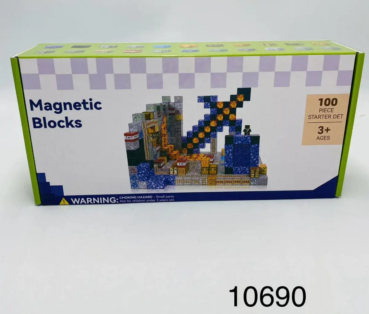 Magnetyczne klocki Minecraft Starter 100 elementów