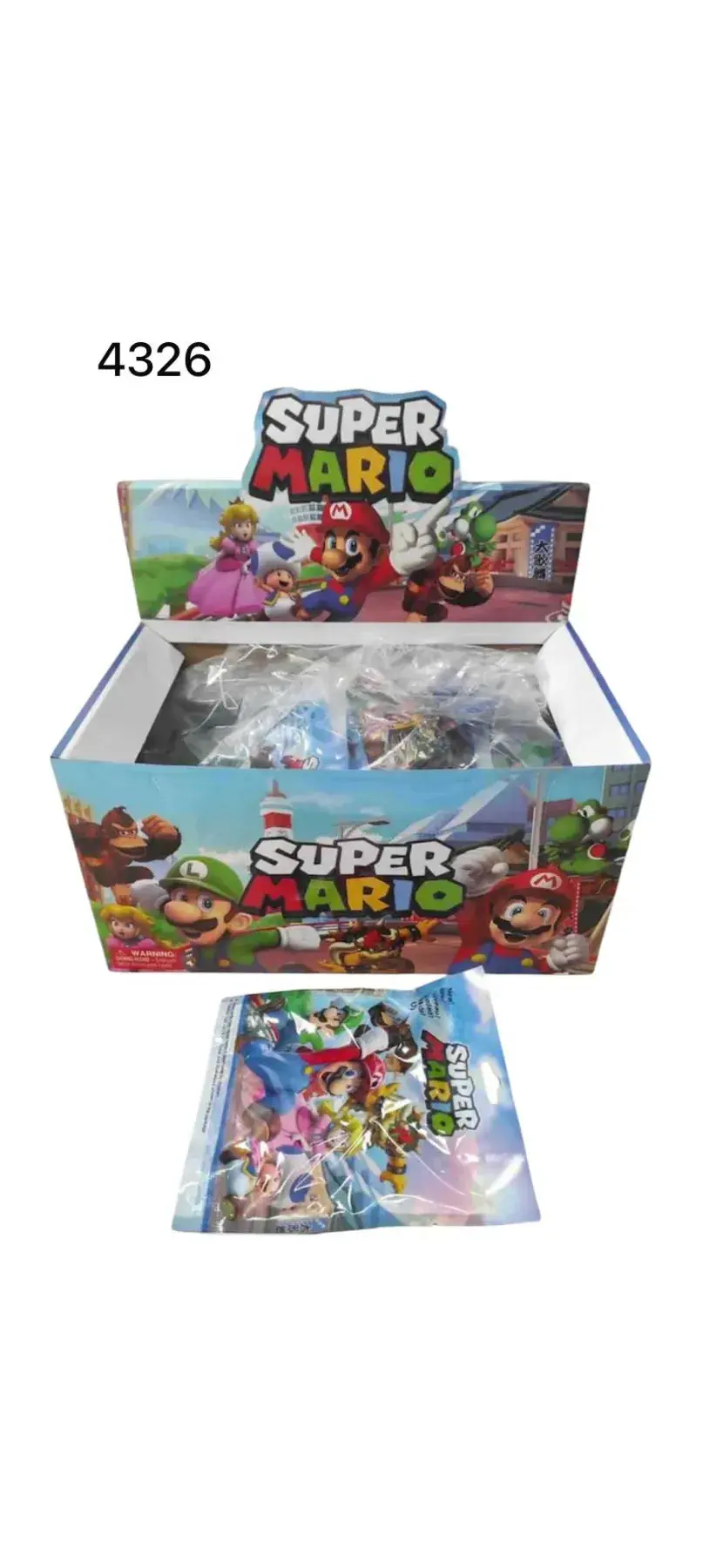 Saszetki Super Mario z zabawkami