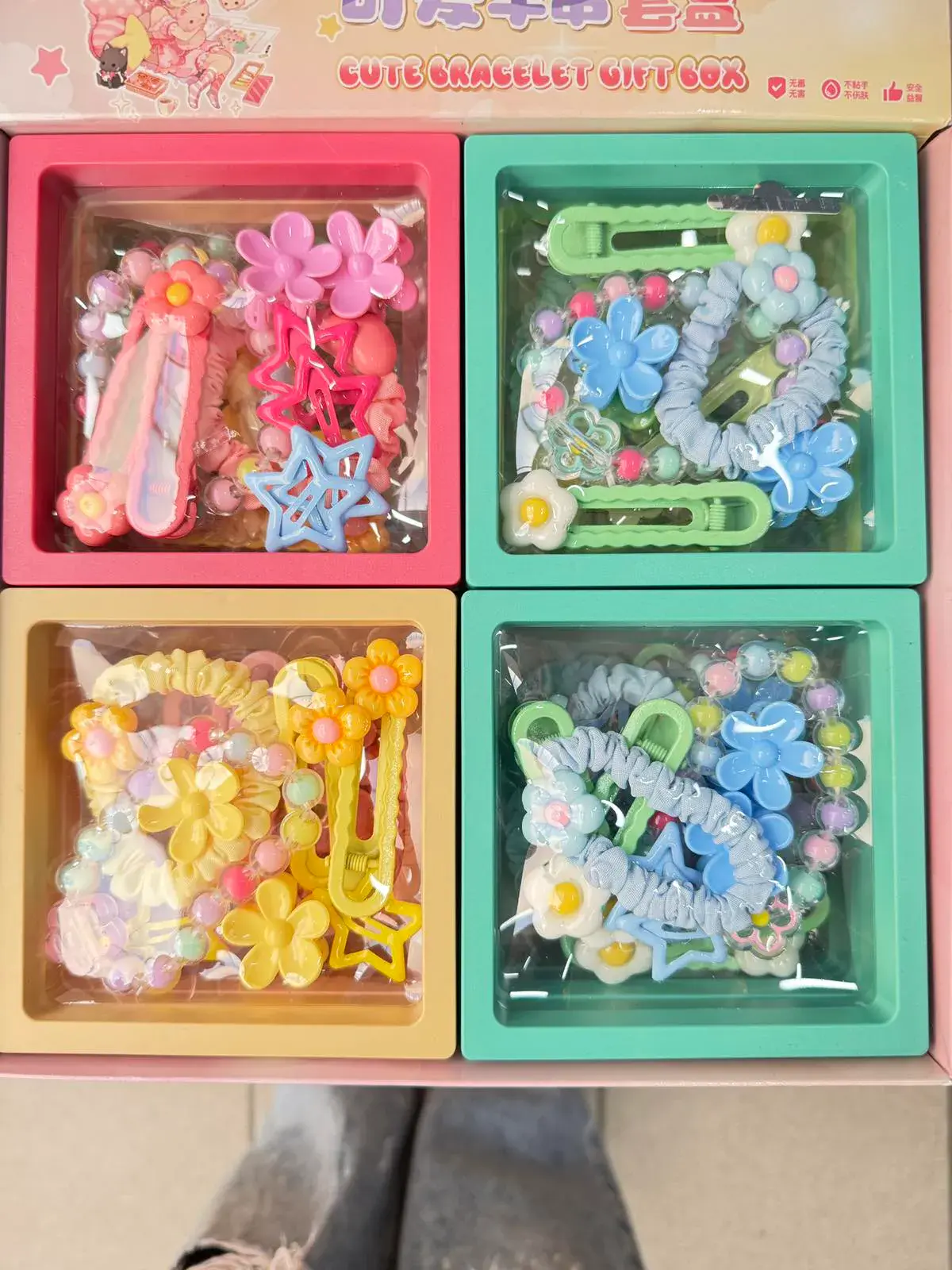 Zestaw zabawek biżuteria dla dzieci Cute Bracelet Gift Box