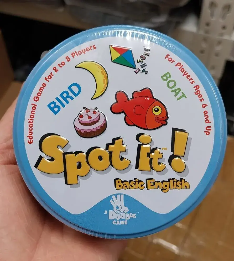 Zabawki Karty Spot It! Basic English