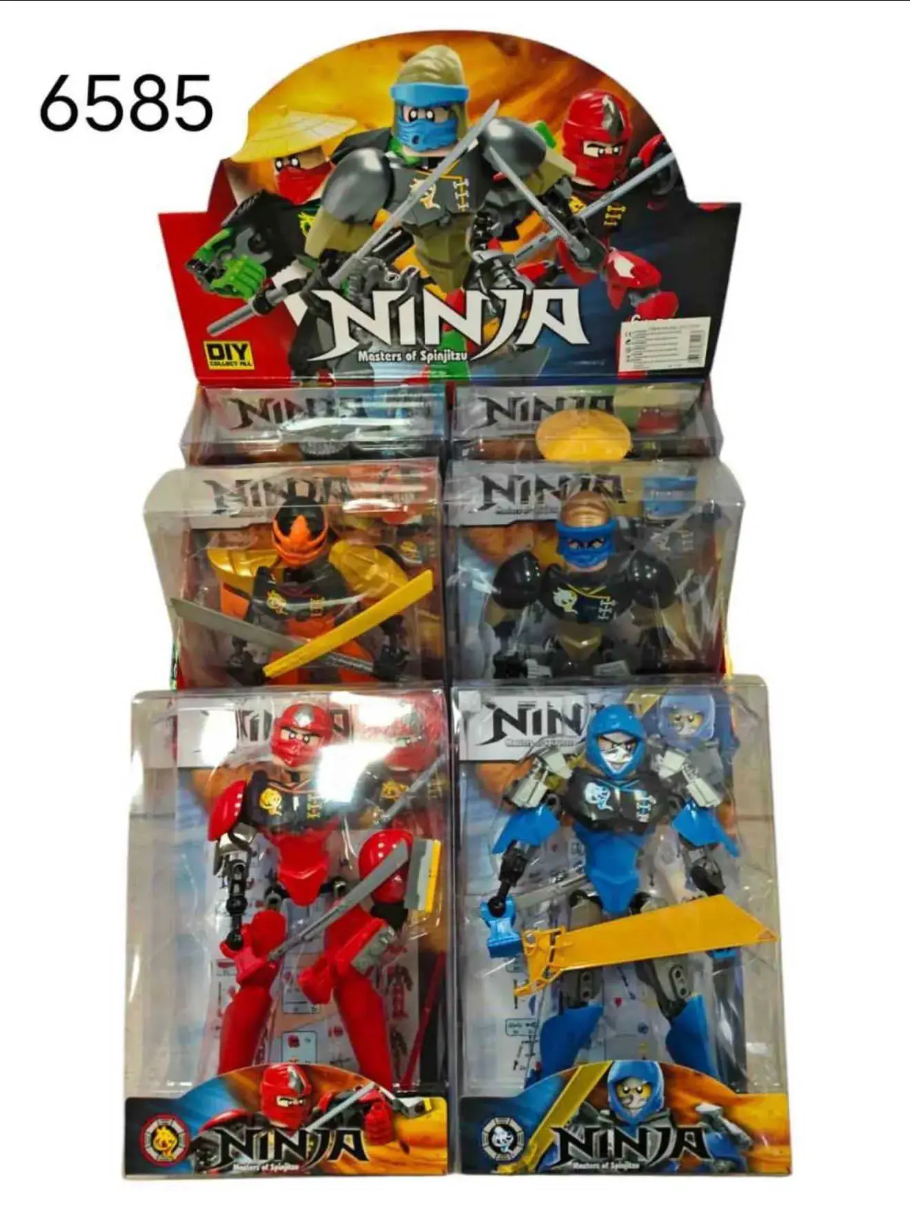 Zestaw figurek Ninja DIY 65885