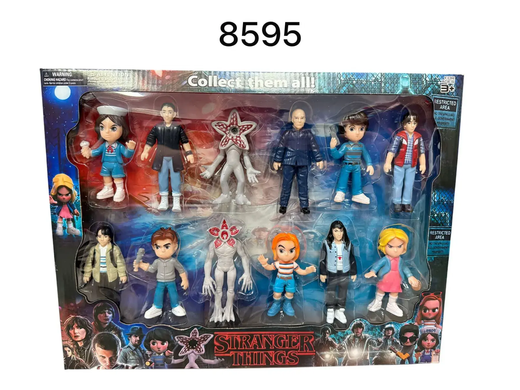 Zabawki Figurki Stranger Things Zestaw 10 szt