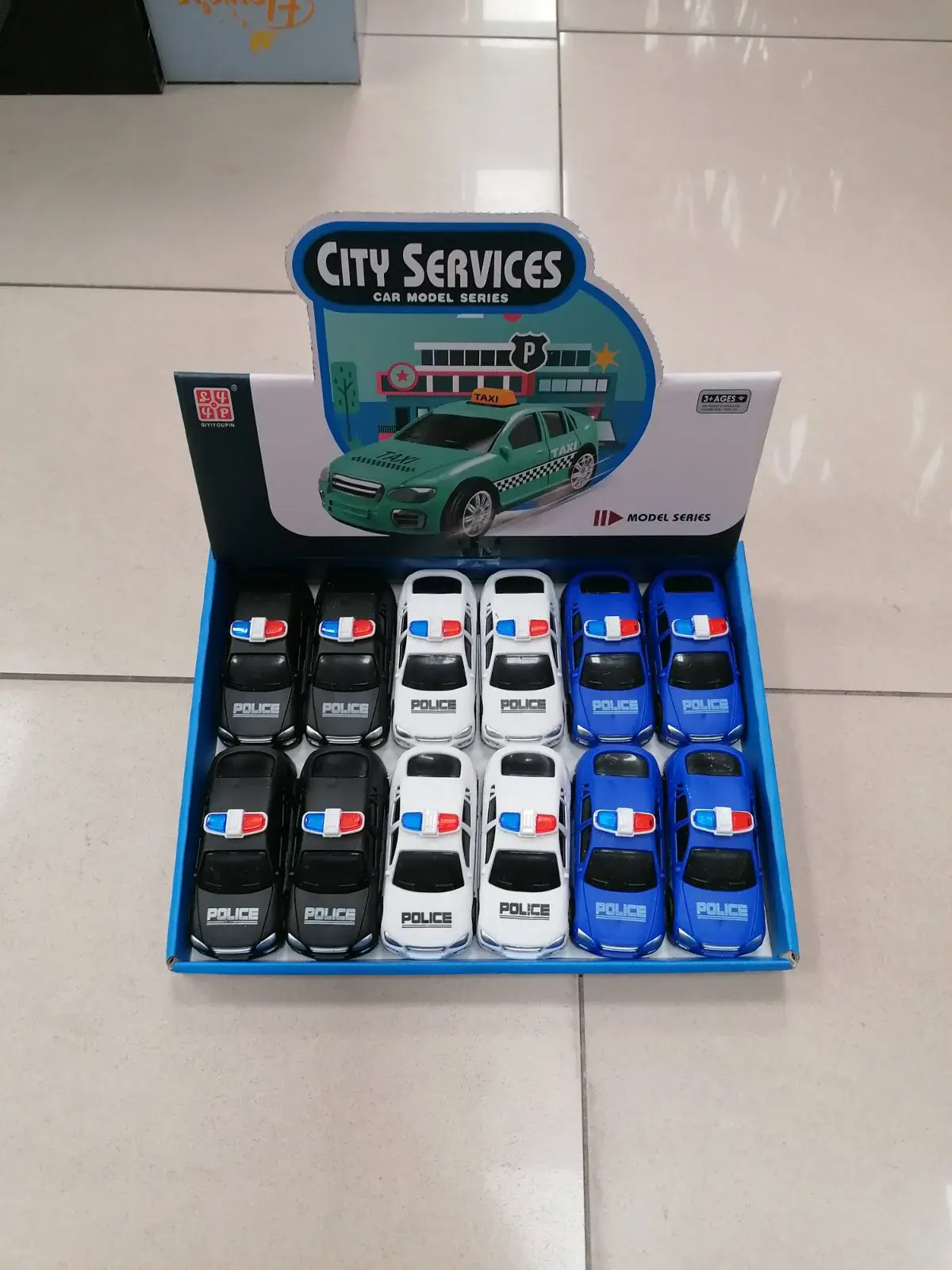 Zabawki Car Model City Services - modele policyjne