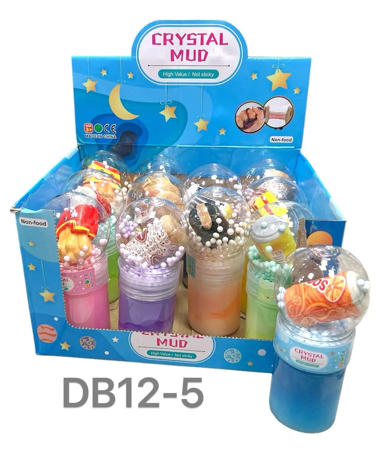 Zabawki Slime Crystal Mud DB12-5, 12 szt