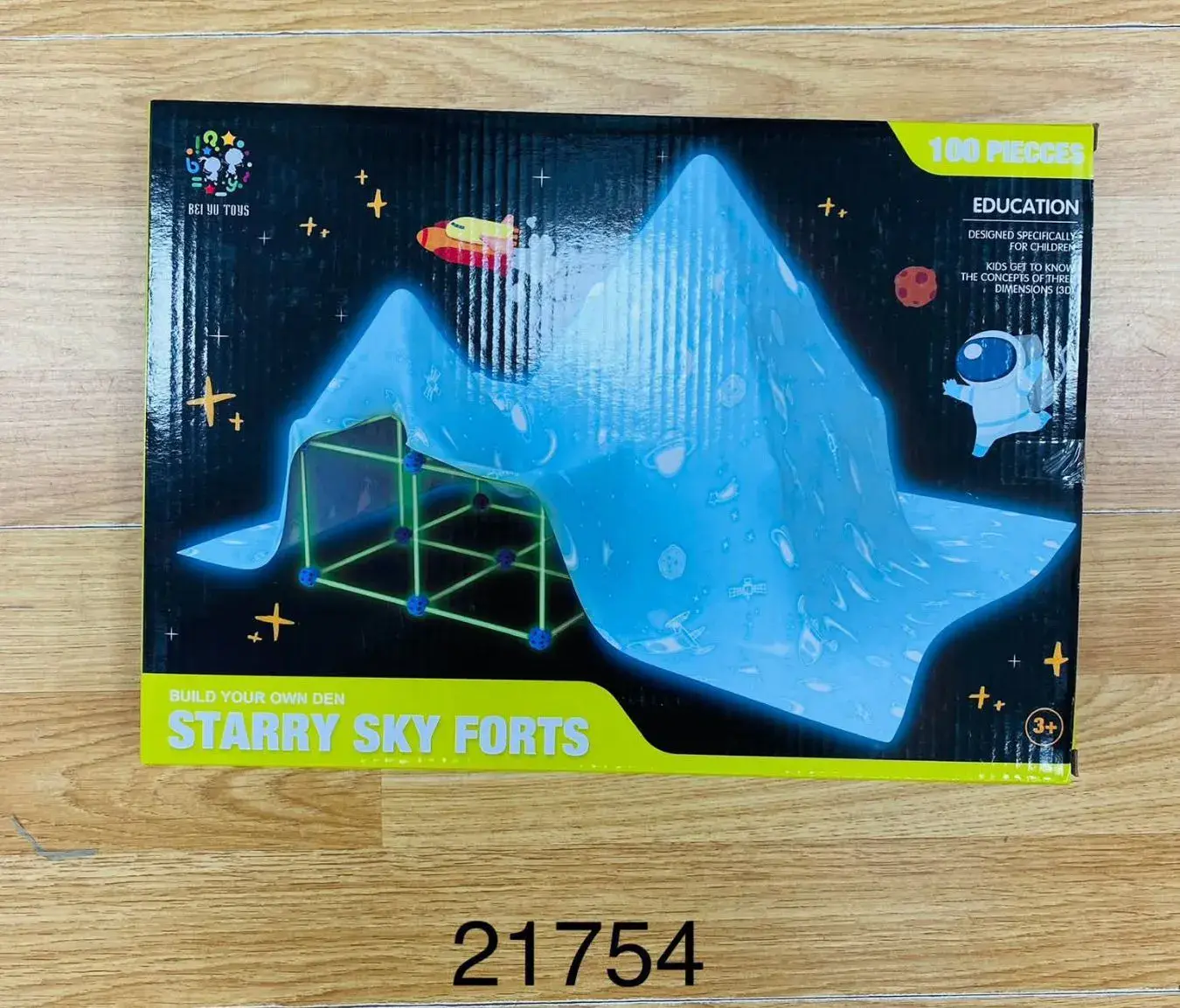 Zabawki Starry Sky Forts 100 elementów