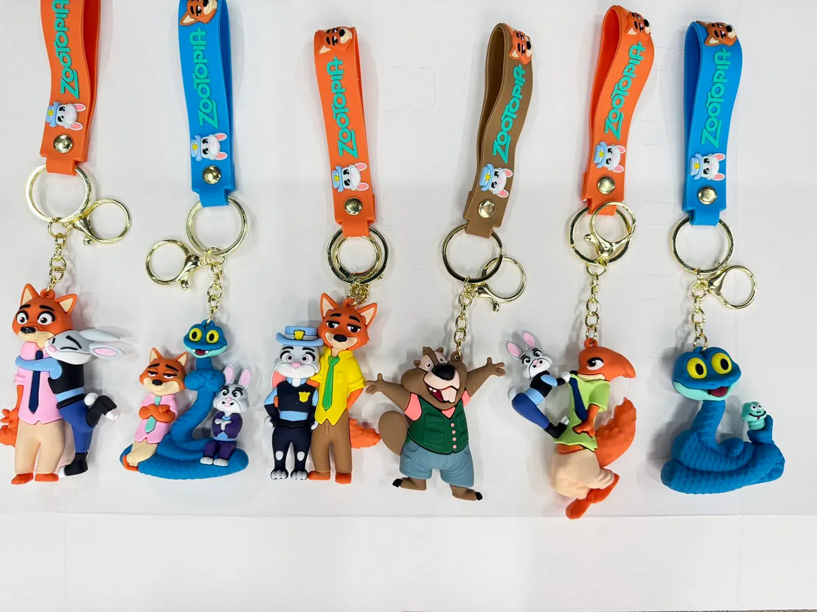 Brelok do Kluczy Zootopia Zestaw Postaci