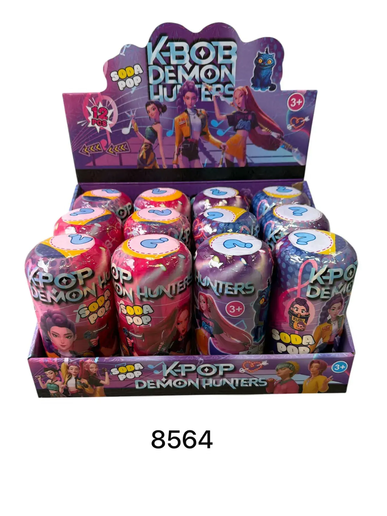 Zabawki Tuba Kpop Demon Hunters 3+ 12 szt