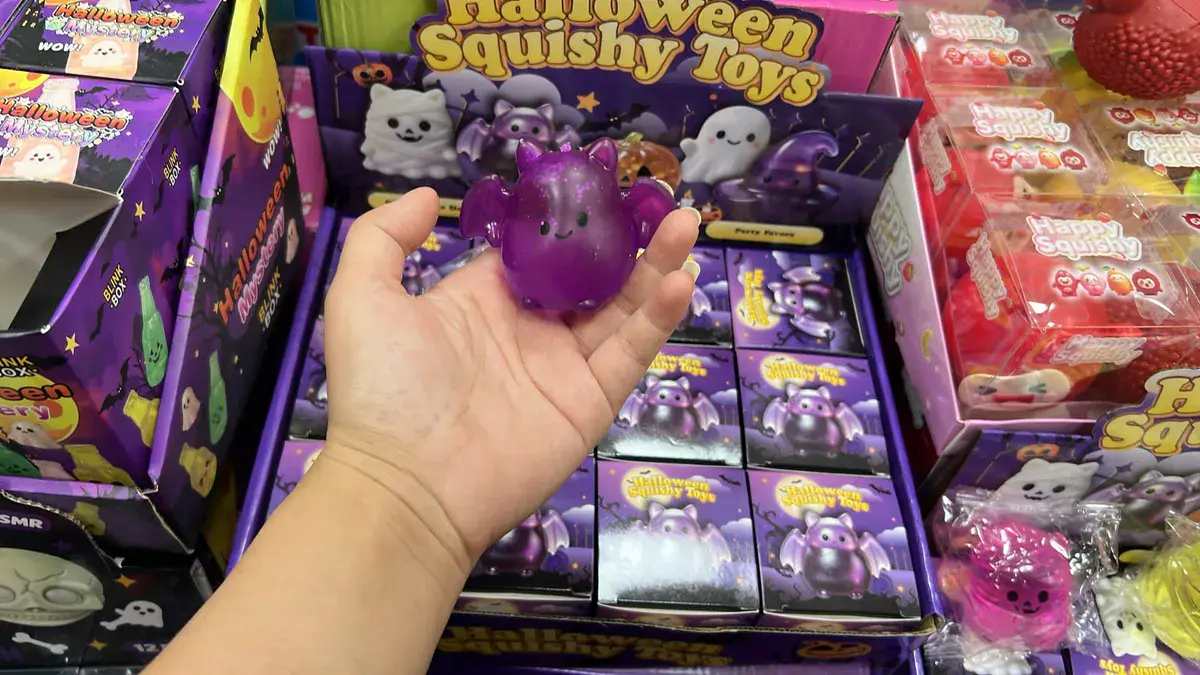 Halloween Squishy Toys fioletowa gniotka antystresowa