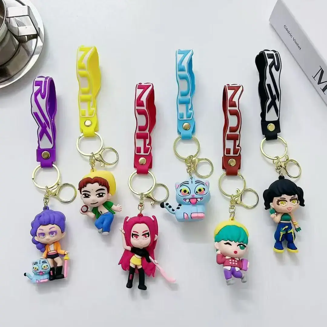 Brelok do Kluczy Kpop Figurki Postaci 8 szt